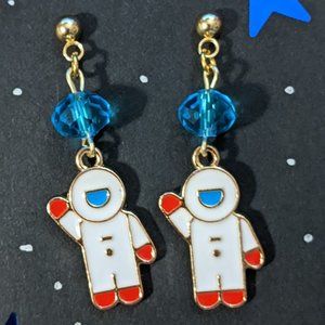 Spaceman Earrings